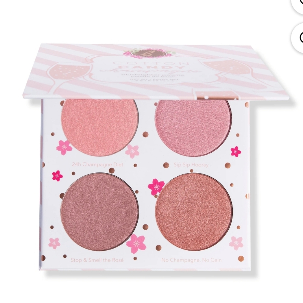 Beauty Bakerie Cotton Candy Champagne Blushlighter Palette FullSize New/unopened